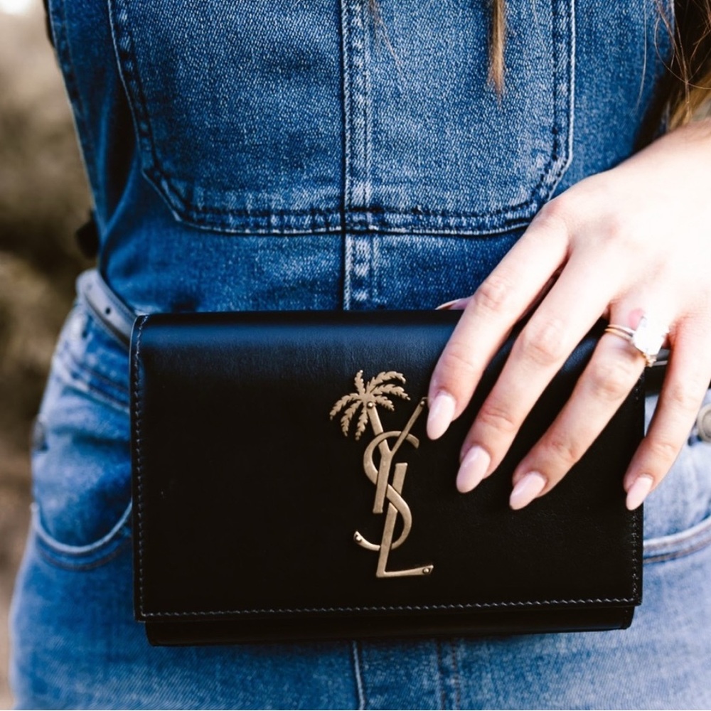 Yves Saint Laurent Black Travel Bag Iconic Design